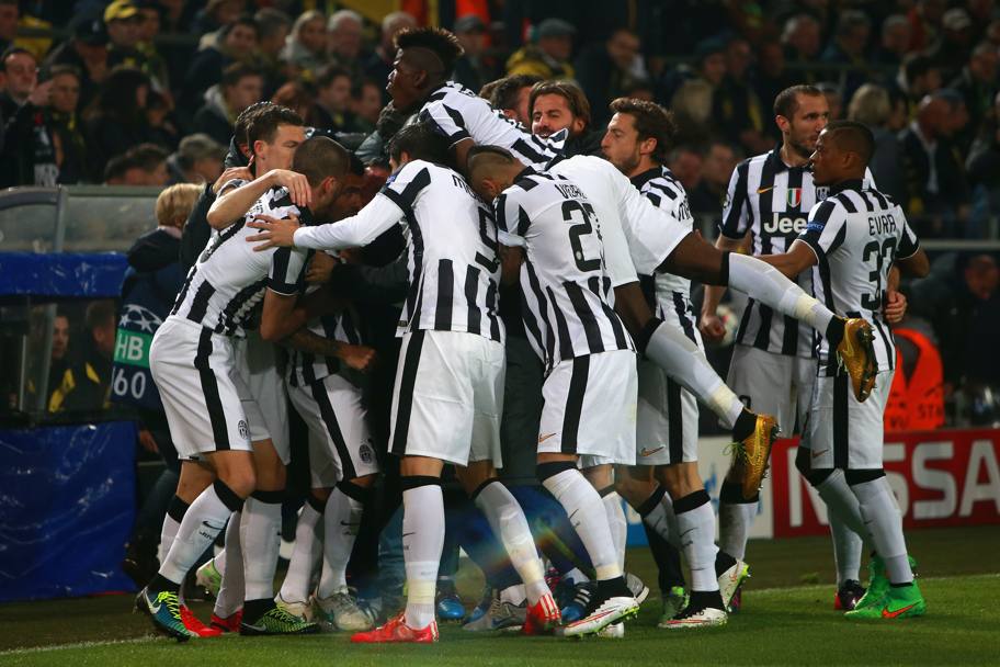 Borussia Dortmund-Juventus 0-3: festa bianconera all&#39;Iduna Park. Getty